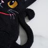 Милое мультяшное черное кошка Ручное полотенце Коралловый флис Быстросохнущая салфетка Впитывающая Домашний декор Кухонная тряпка