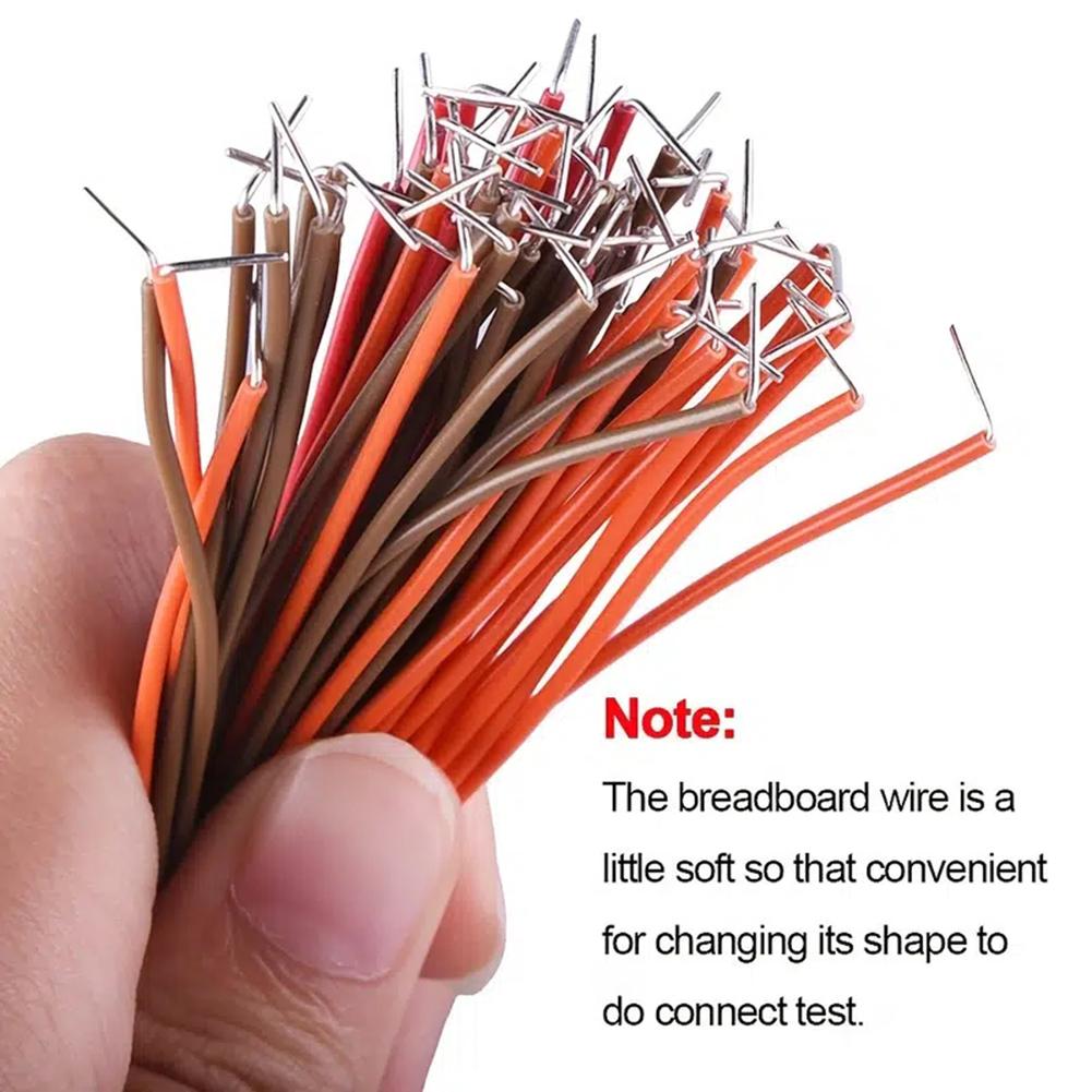 140/560/840 U Shape Wire Bridges U Shape Breadboard Jumper Cable Wire Kit 14 Lengths for PCB Bread Board Prototyping Circuits