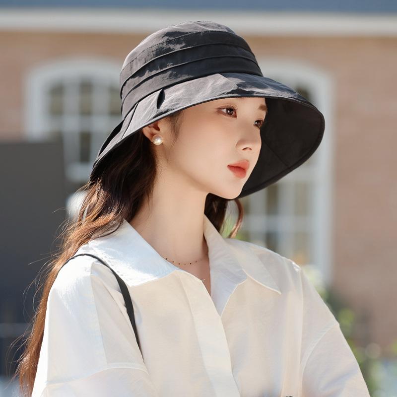 Летняя новая шляпа женская солнцезащитная шляпа Premium Sense Bucket Hat летняя уличная шляпа от солнца