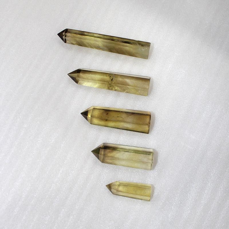 Потрясающий натуральный дымчатый цитрин кварц обелиск кристалл жезл для исцеления и домашнего декора