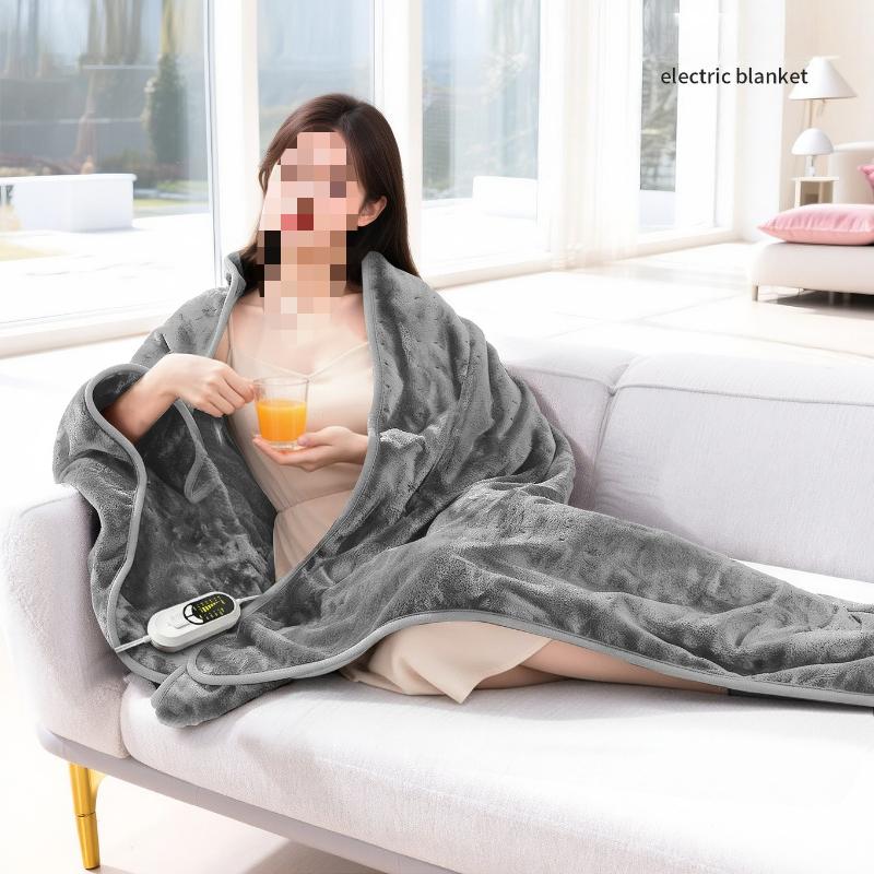 180x130cm Electric Blankets Flannel Warm Body Heating Blanket Intelligent 6-speed Temperature Control Thin Blanket Multi Purpose Sofa Bed Thin Quilt