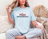 Футболка Miss Sweetheart, Кокетливая летняя футболка Красная Синяя, Винтажная Comfort Colors 1717 Топ
