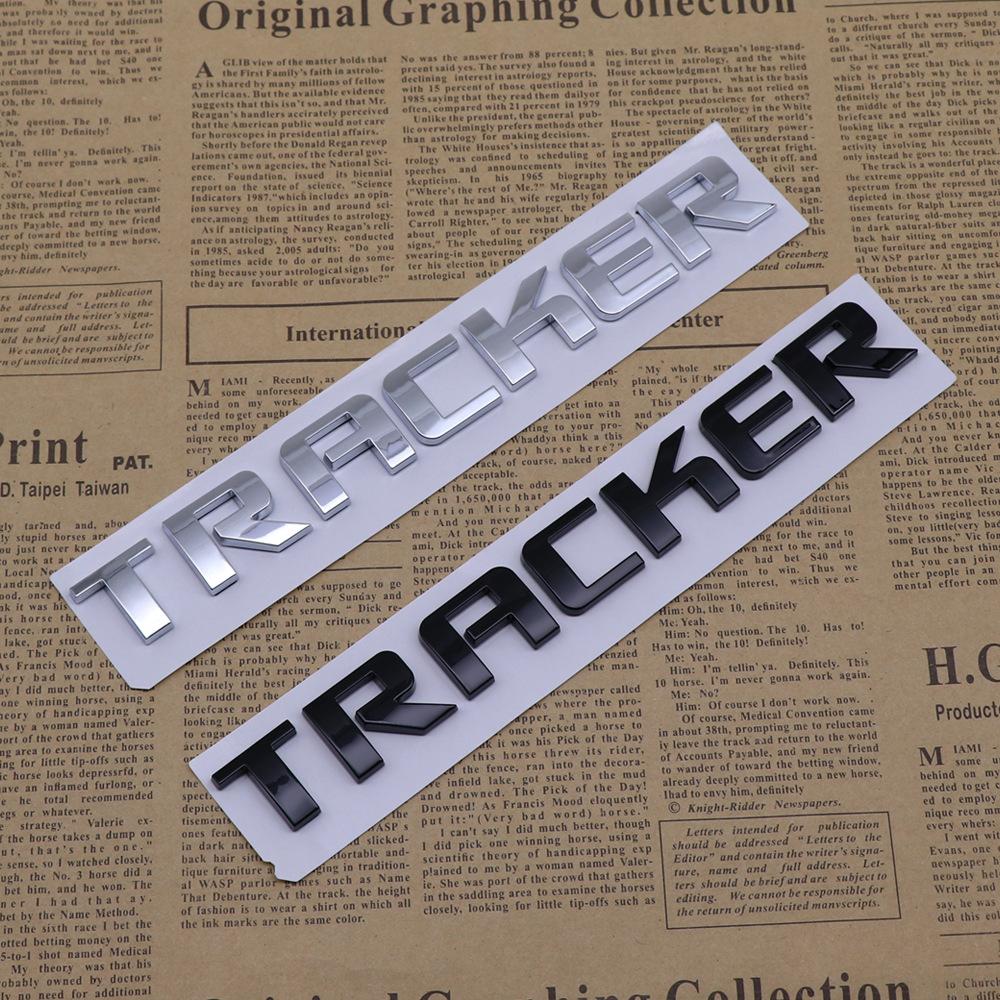 Chevrolet TRACKER ABS Car Rear Letter Logo Sticker Rear Bumper Tail Door Trunk Sticker Car Emblem sticker styling Accessories