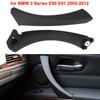 Interior Door Panel Pull Trim Cover Left Right Car Accessories for BMW 3 Series E90 E91 316 318 320 325 328 Car Inner Handle 1 Set