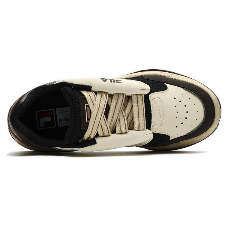 FILA Mix Low Skate Shoes 'Cream White Black' (Unisex) Skate Shoes F12M334201FBA