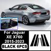 Для Jaguar XE X760 2015-2023 Наклейки на стойки B/C - Декоративная отделка окон из поликарбоната для средней стойки, Аксессуары для экстерьера автомобиля 2016