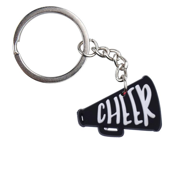 1 шт. новый модный брелок для ключей чирлидеры аплодируют трубе подвески женщины мужчины ювелирные изделия автомобильный брелок сувенир для подарка