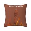 Dangerous Pillowcases Polyester Room Marcus The Worm Meme Cushion Case Creative Decorative Pillow Cover 4545