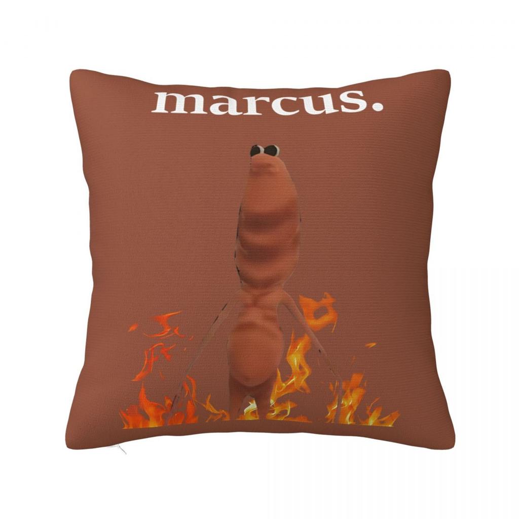 Dangerous Pillowcases Polyester Room Marcus The Worm Meme Cushion Case Creative Decorative Pillow Cover 4545