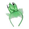 Зеленый обруч для волос Веселый и удачливый ирландский шляпный боппер для празднования Дня святого Патрика