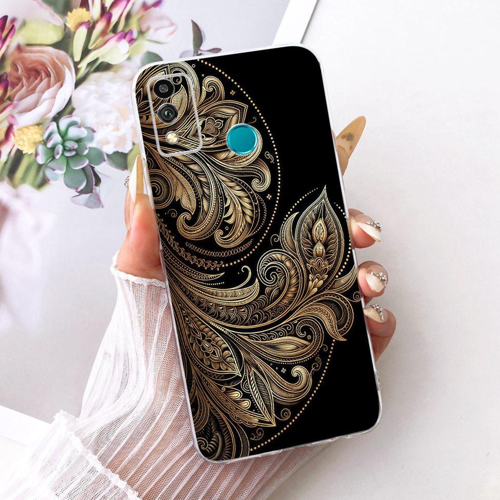 Transparent Cover For Honor 9X Lite Case Cute Fashion Butterfly Funny Painted Casing For Honor JSN-L21 JSN-L22 JSN-L23
