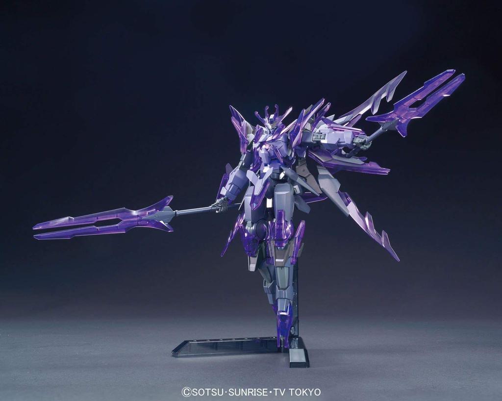 Пластиковая модель HGBF Gundam Build Fighters Flame Try Transient Gundam Glacier в масштабе 1/144 с цветовой кодировкой