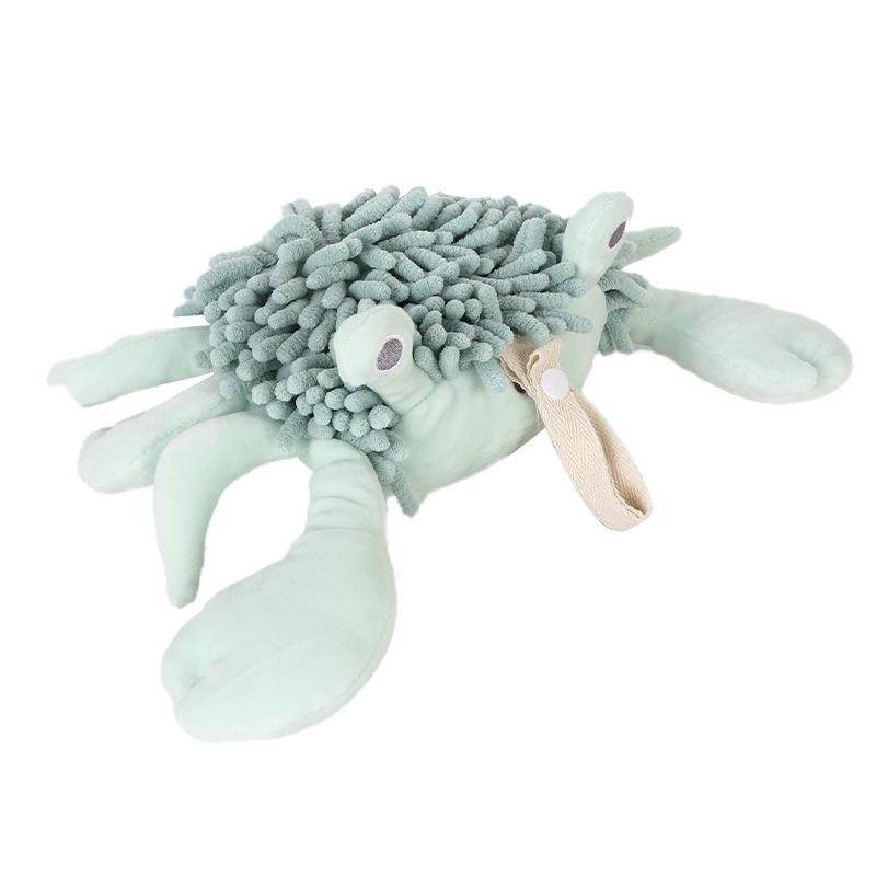 Cartoon Animal Shenier Hand Towel 2-in-1, Children and Adults Thick and Cute Hanging Hand Towel