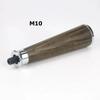 Ручка для портафильтра с резьбой M10/M12 для итальянской кофемашины, ручная работа, цельнодеревянная, аксессуары для кофе, замена
