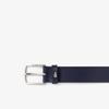 Lacoste Мужской элегантный серебристый ремень из кожи крокодила 35 мм RC4082M56G021