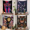 Flower Tapestry Home Bedside Cloth Bedroom Background Hanging Moon Garden