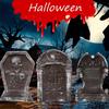 House Foam Party Props Lifelike Halloween Ornaments Halloween Sign Fake Tombstone Garden Decor