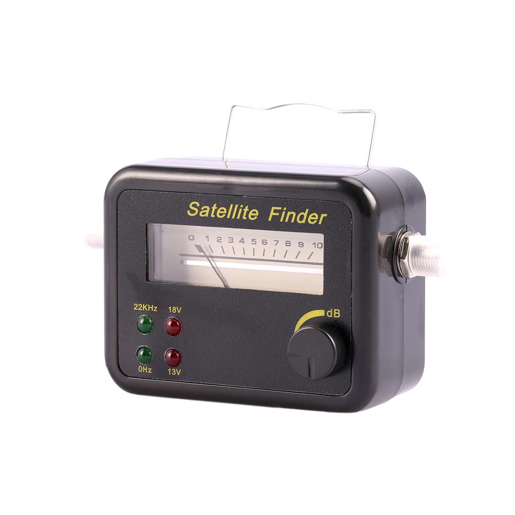 Plastic Black Mini Digital Lcd Display Satellite Signal Finder Meter Tester