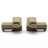 2Pcs Sun Visor Retaining Clips Beige For Land Rover Range Rover L322 2003-2012