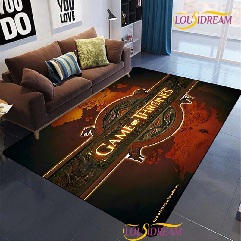 Dragon Of Game Carpet for Living Room Bedroom Rug Kitchen KidsDoor Unslip Floor Mat Birthday gift photography props Alfombra Rug