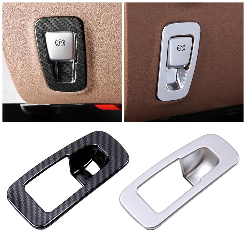 For Mercedes Benz C E GLC Class W205 W213 X253 2016 2024 Car Electronic Handbrake Switch Button Refit Frame Decorate Cover Trim