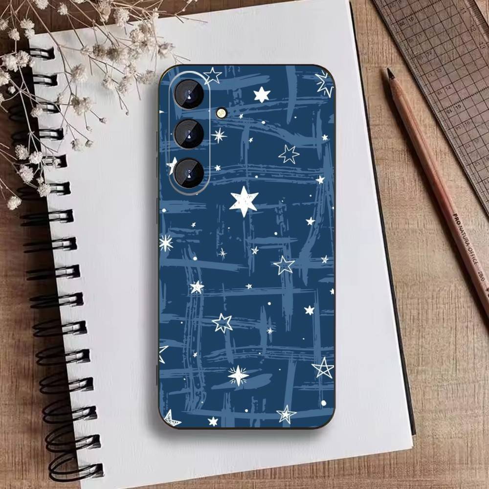 star bone lightning bolt Phone Case For Samsung Galaxy A73,A21s,A22,A31,A52,A53,A71,A41Soft Black Shell