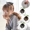 Side Bangs Hair Styling for Women Hair Extension Synthetic False Hair Fringe Hairpieces Air Bangs