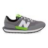 New Balance Nb 237 Дышащие Низкие Прочные Повседневные Детские Обувь Детские Кроссовки Темно-Серые GS237KG