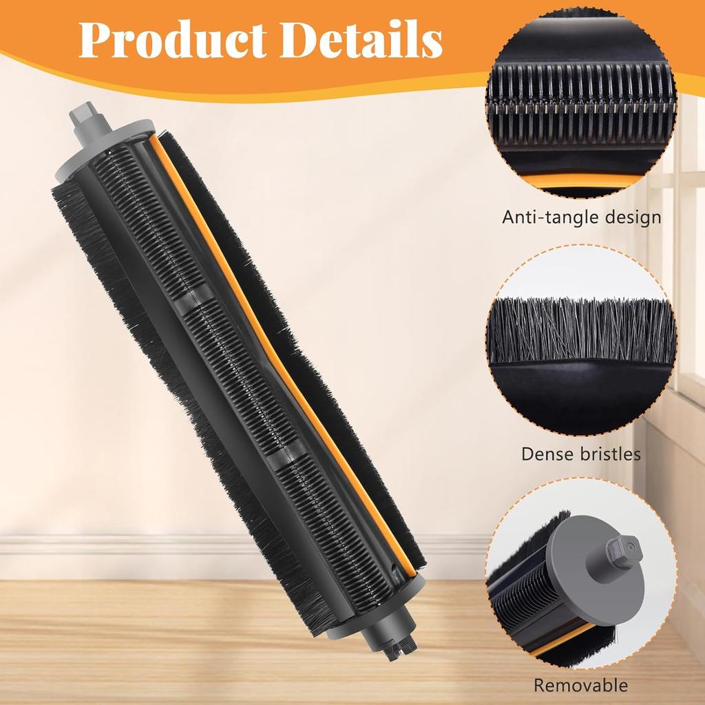Трехщеточная насадка, совместимая для Dreame L10s Pro Ultra Heat, L10 L20 L30 L40 X30 X40 D20 Ultra, F10, Mova E30 E40 P10 P50 Pro Ultra