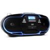 Boombox - TREVI - CMP 574 - CD Player, USB, Radio - Black and Blue