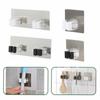 Kitchen Bathroom Adhesive Multi-Purpose Hooks Wall Mounted Mop Organizer Holder RackBrush Broom Hanger Strong Hooks
