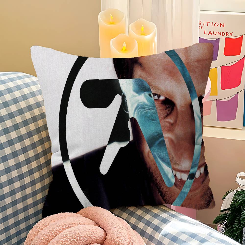 Aphex Twin 45*45см Наволочка Декоративная Наволочка для Подушки Домашняя Наволочка для Подушки на Диван