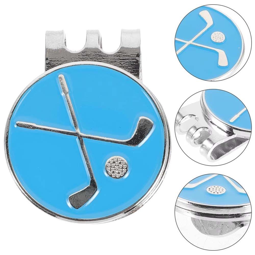 Magnetic Golf Hat Clip Removable Golf Cap Clips Portable Golf Ball Marker Outdoor Sports