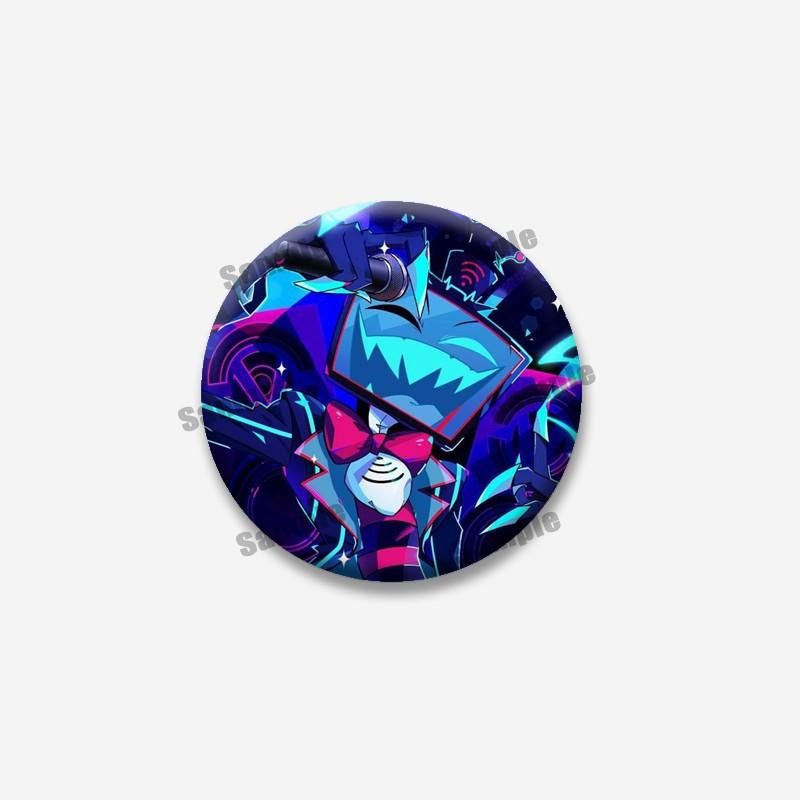 Anime Cartoon Character Vox Soft Button Pins Handmade Role Playing Brooch Backpack Clothing Jewelry Badge Prop Souvenir Gifts