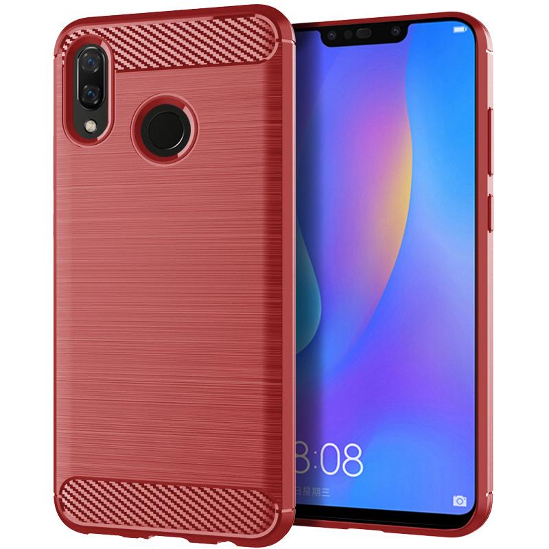 Модный чехол из углеродного волокна для Huawei Y9 2019, противоударные силиконовые чехлы для Huawei Y8S, мягкий чехол для телефона, чехол, Fundas