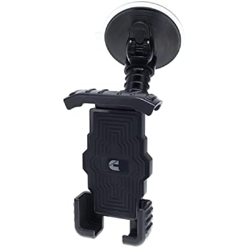 Cummins Windshield Phone Mount CMNWSPH - Suction Cup Phone Holder for Car or Truck Window or Dash Universal Fit - Black