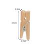 50/100pcs Reusable Photo Clips Mini Wooden Clamp Clothespin  for Hanging Pictures Paper DIY Crafts