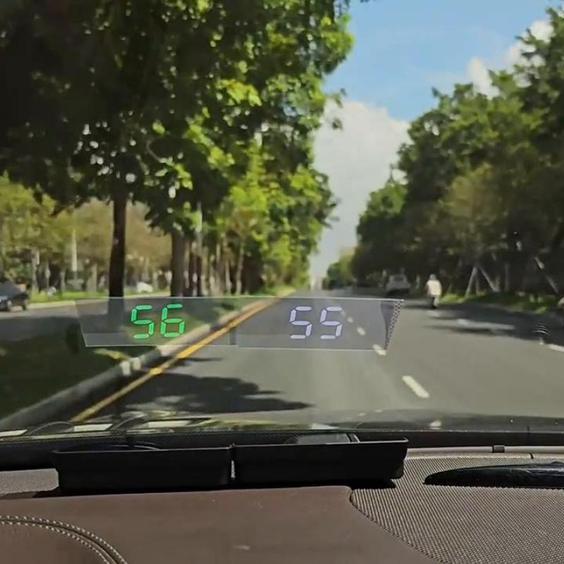 2026 HD Автомобильный проектор на лобовое стекло HUD с системой GPS для всех автомобилей Спидометр Автоэлектроника Аксессуары Скорость КМ/Ч