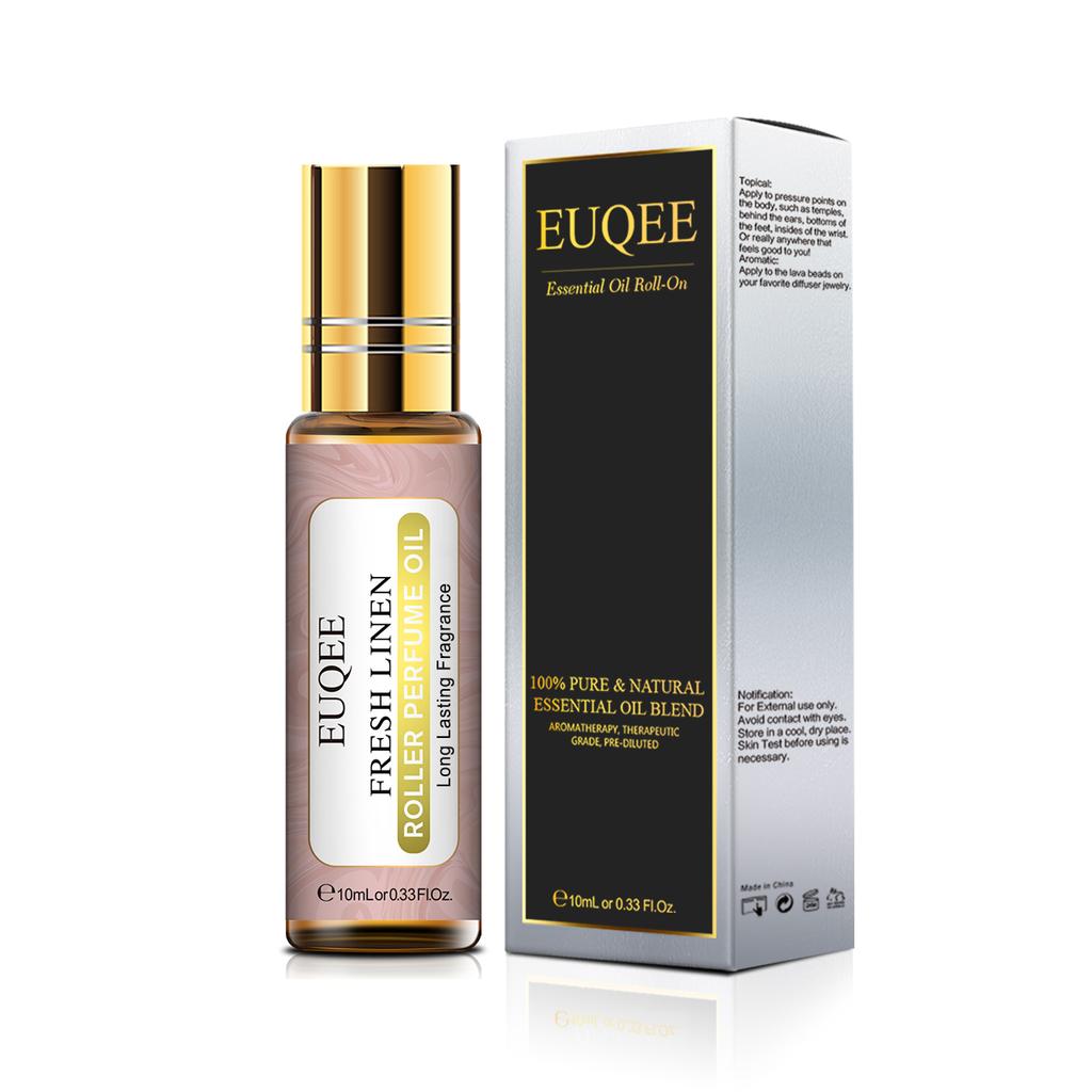 10 мл парфюмерное масло EUQEE Roller для увлажнителя, ароматы, косметический уход за кожей, очиститель воздуха, пармский фиолетовый угол, кокосовое и ванильное цветочное эфирное масло