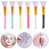Silicone Epoxy Brush Resin Applicator Brush Stir Rod Silicone Stirring Tool Silicone Scraper DIY Brush Tools for Resin