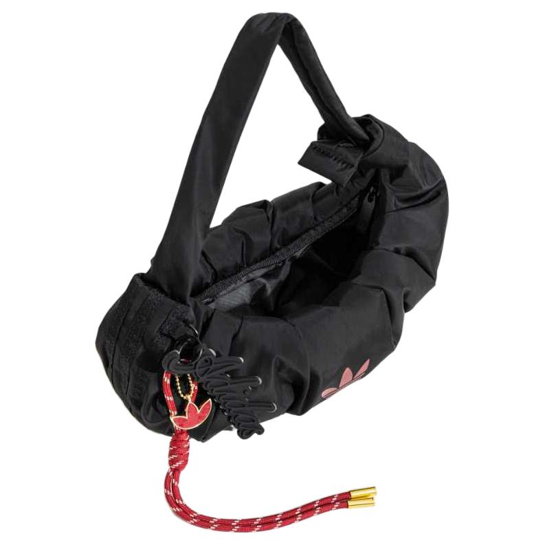 New Adidas Originals Polyester Croissant Bag, Cloud Bag, Croissant Bag, Handbag, Shoulder Bag Women's Black JY8573