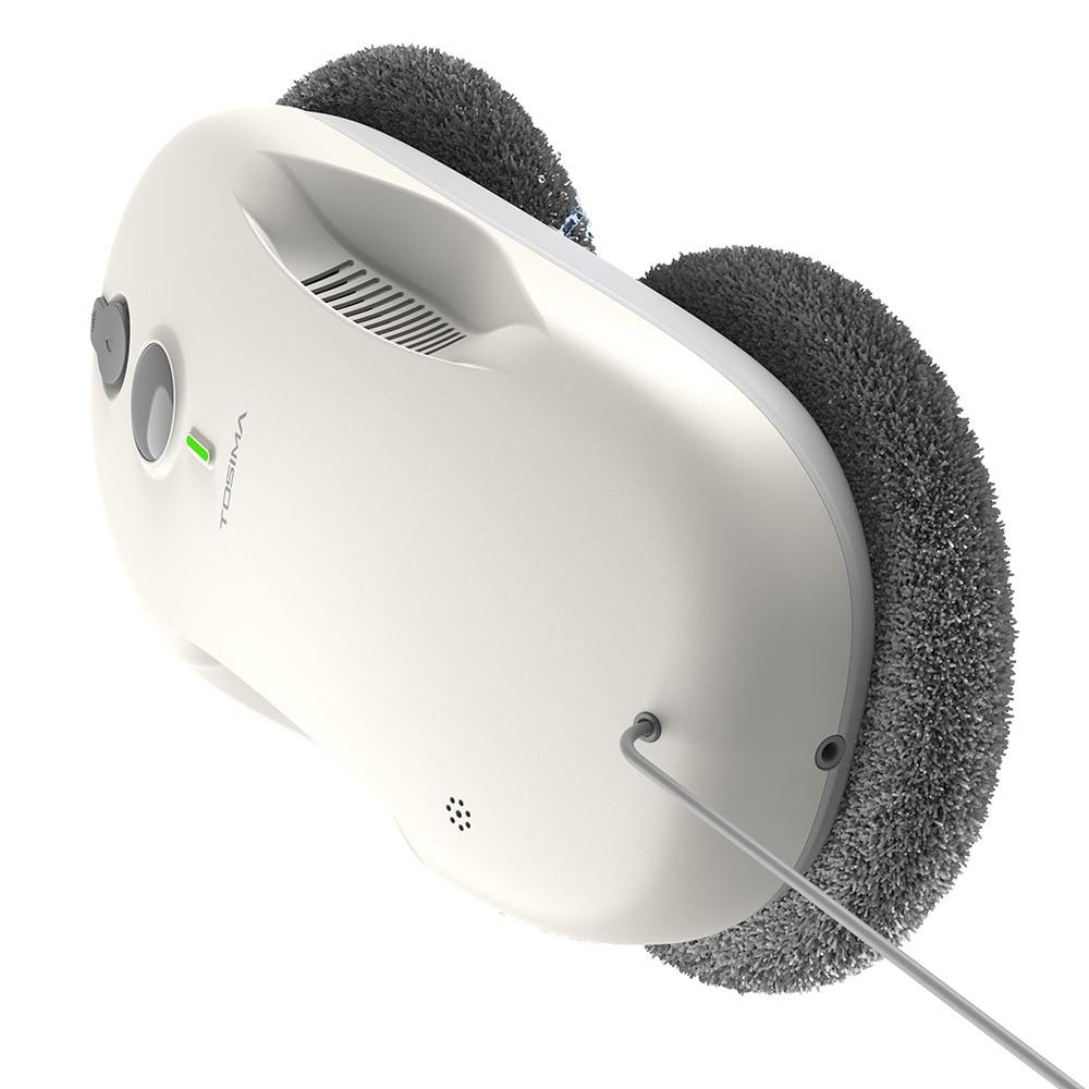 Восстановленный робот для мытья окон TOSIMA W3, Макс. сила всасывания 3800 Па, Двунаправленное автоматическое распыление, с 12 швабрами