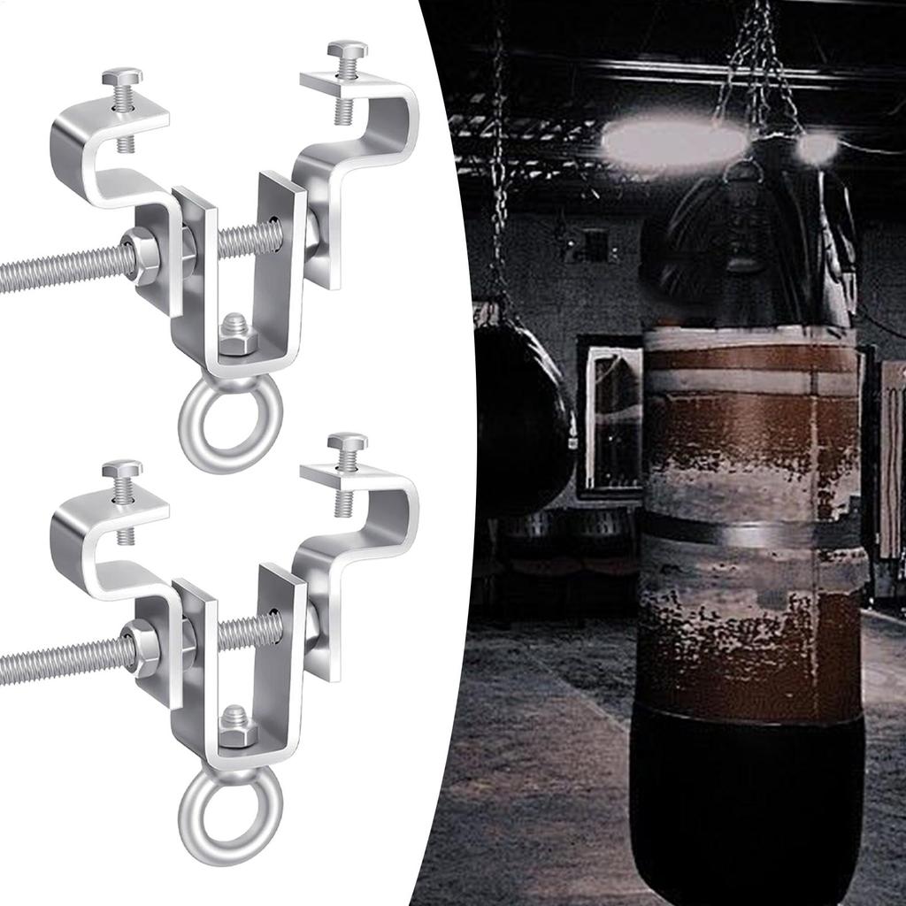 Steel Beam Clamp Heavy Bag Holder Steel Boxing Bag Mount For Industrial Bracket System Fighting Training Martial Arts Punching