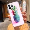 Phone Case For iphone 17 Pro Max Air 16 15 14 13 Pro Max 15 16 Pro 15Plus Summer Pineapple Fruit