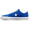 Converse One Star Pro Удобные Универсальные Нескользящие Прочные Низкие Кеды для Скейтбординга Унисекс Сине-Белые A07898C