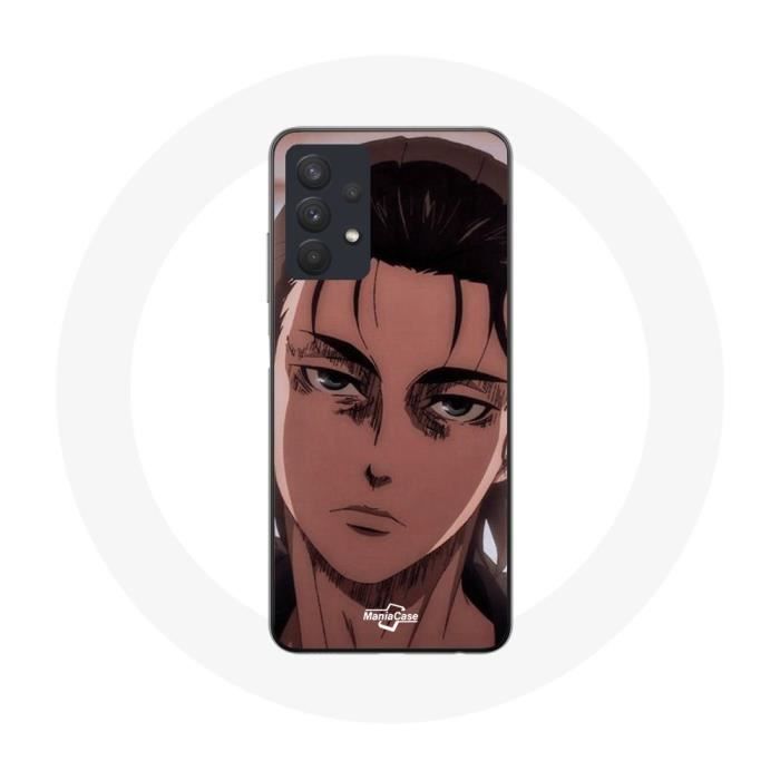 Case - MANIACASE - Samsung Galaxy A32 5G - Anime Eren Yeager - Flexible - Unisex