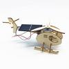 3D Assemble Solar Energy Powered Helicopter Wooden Puzzle Plane Wood Model Building Kit DIY Craft