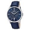 Classics Leather Strap Blue Dial Quartz F20426-2 100M Men's Watch
