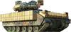 Magic Factory M2A4 Bradley Infantry Fighting Vehicle Mobile Short Range Air Defense System 3 In 1 Plastic Model MGF2004 1/35 M-SHORAD