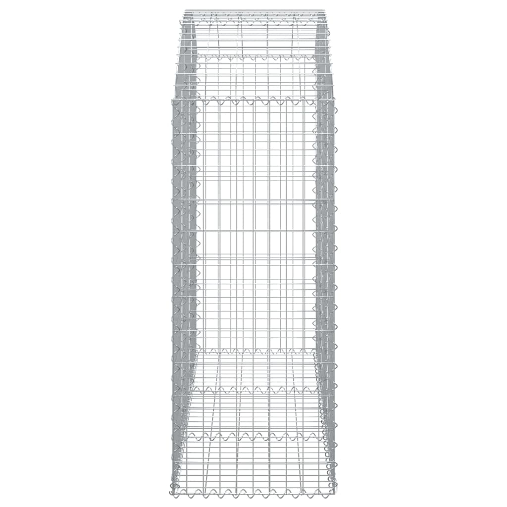 Gabion with High Arch 150x50x120 140 cm Galvanized Iron